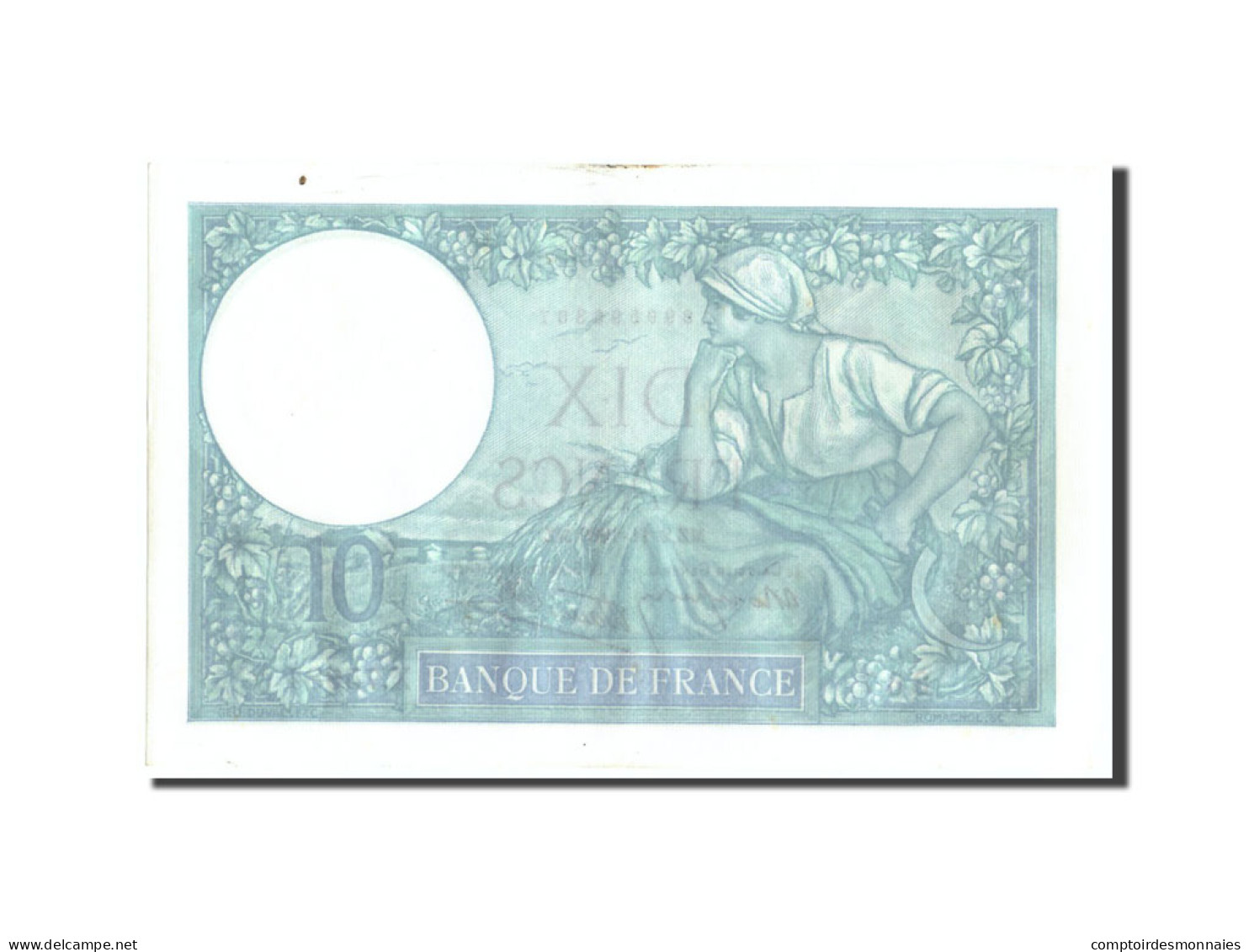 Billet, France, 10 Francs, 10 F 1916-1942 ''Minerve'', 1939, 1939-11-02, SUP+ - 10 F 1916-1942 ''Minerve''