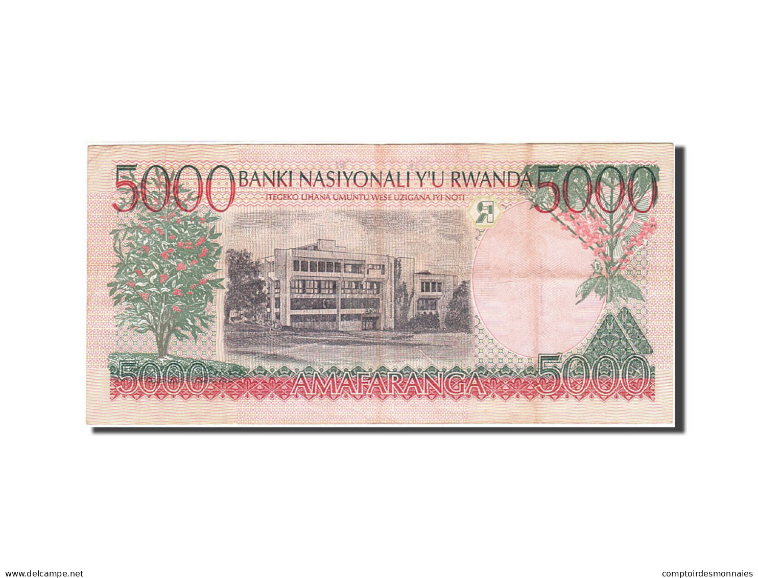 Billet, Rwanda, 5000 Francs, 1998, 1998-12-01, KM:28a, TTB - Rwanda