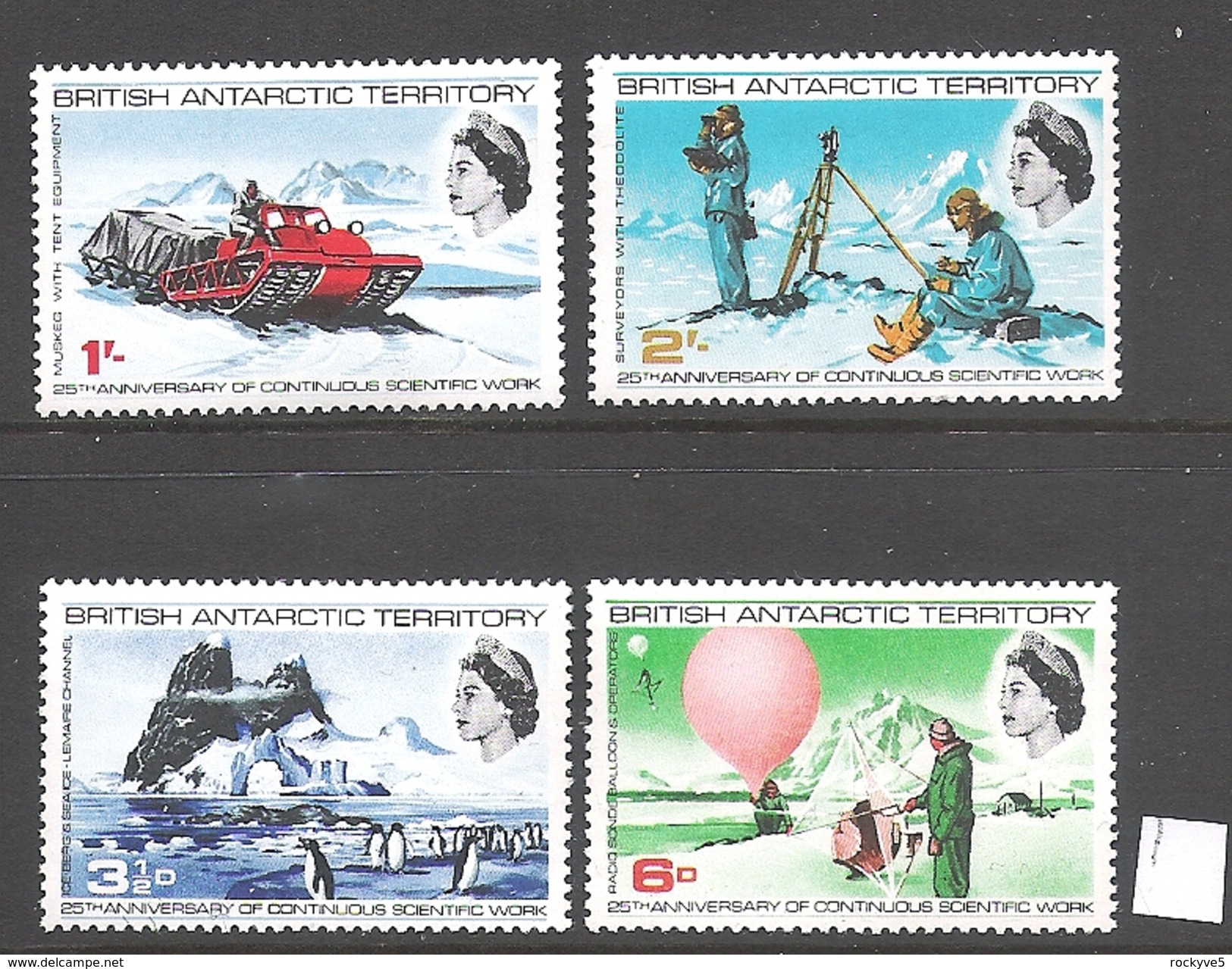 British Antarctic Territory 1969 25th Anniv Of Continuous Scientific Work MNH CV £5.50 - Nuevos