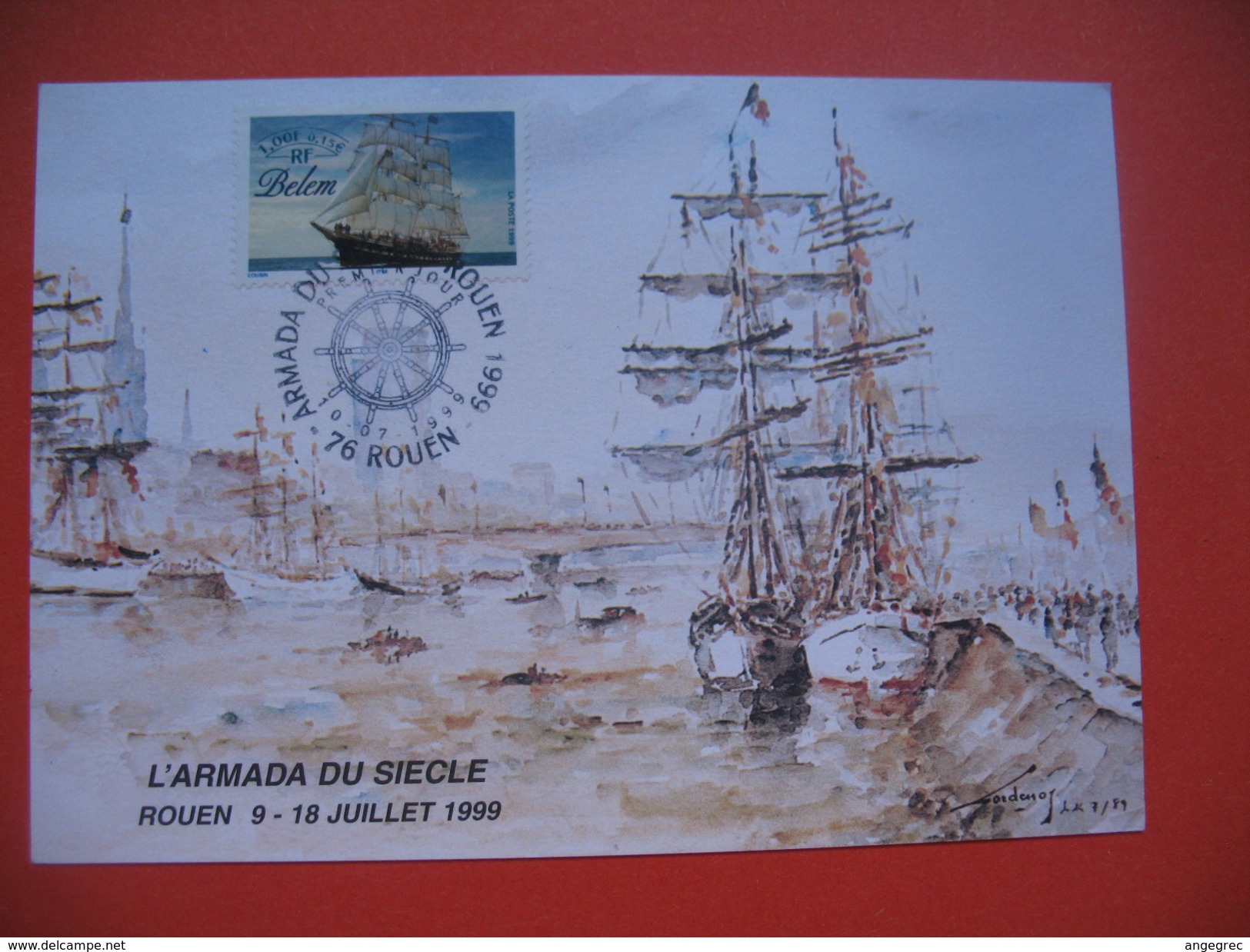 CP  Armada Du Siècle    Rouen 9 - 18  Juillet 1999 - Altri & Non Classificati