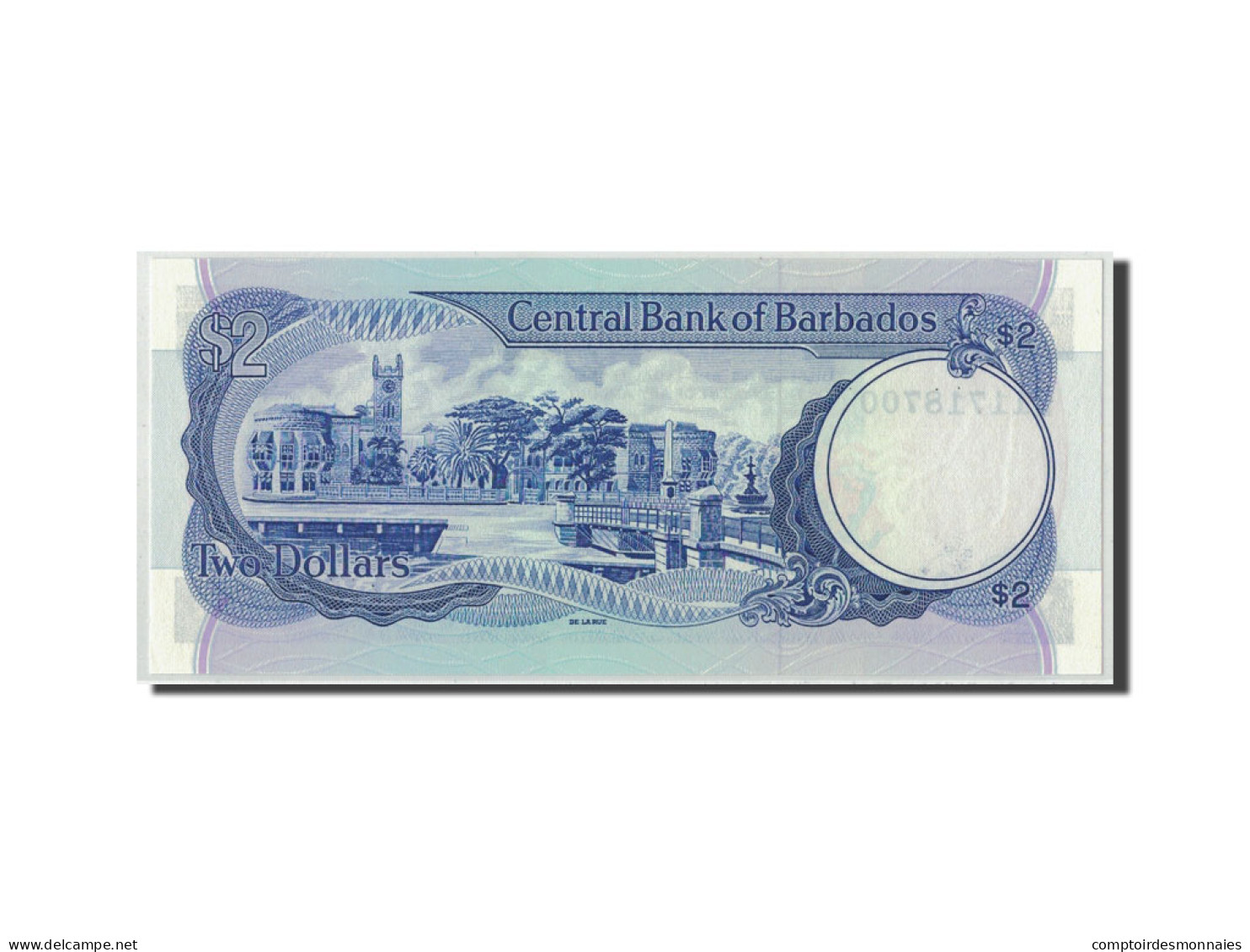 Billet, Barbados, 2 Dollars, Undated (1986), KM:36, NEUF - Barbados