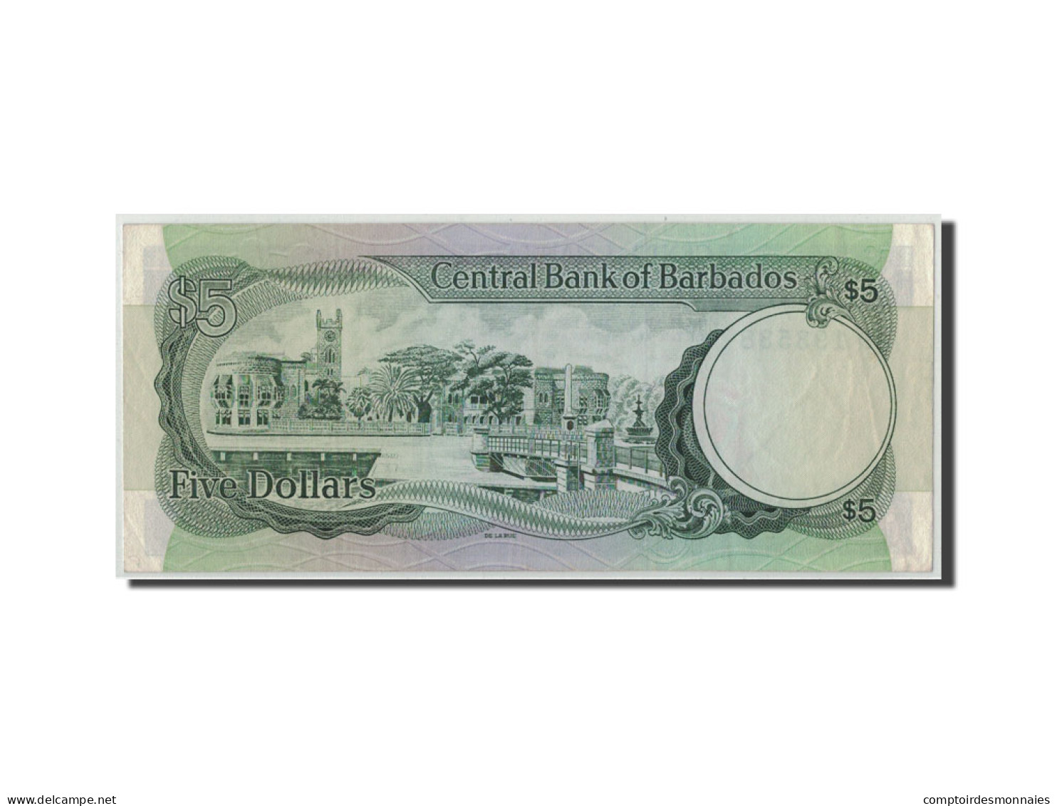 Billet, Barbados, 5 Dollars, Undated (1975), KM:32a, SUP - Barbados (Barbuda)