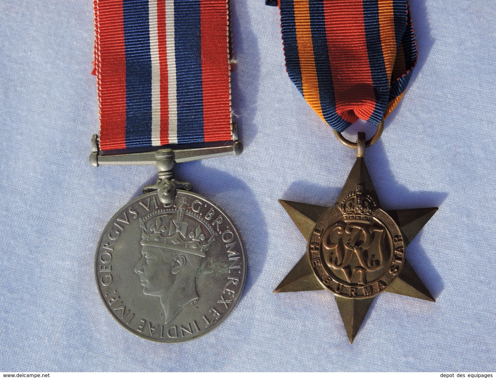 ANGLETERRE : LOT 2 MEDAILLES : 39-45 STAR + THE BURMA STAR - Gran Bretagna