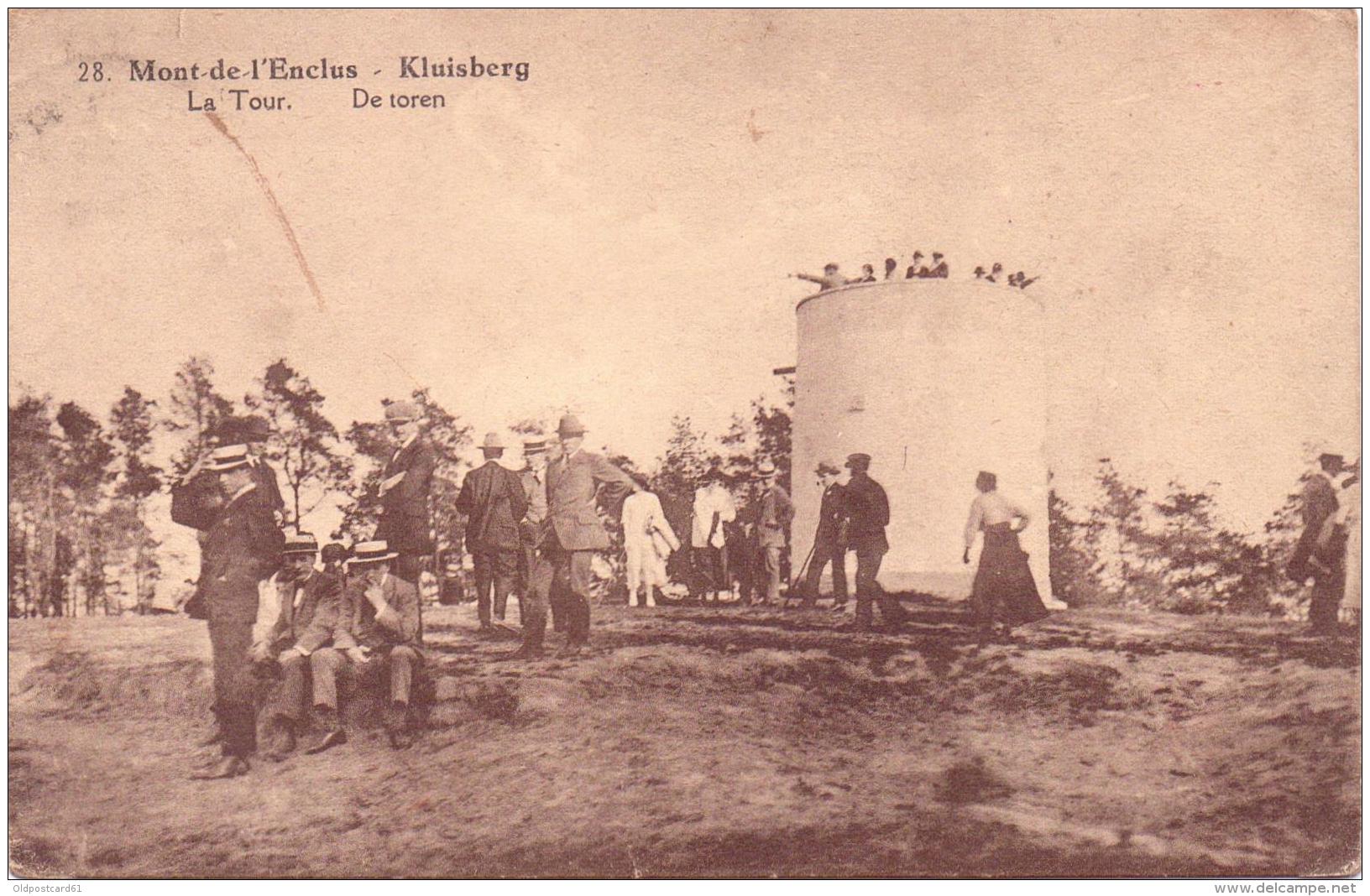 Alte AK  Mont-de-l&acute;Enclus / Prov. Hennegau  - Kluisberg - 1930 Gelaufen - Kluisbergen