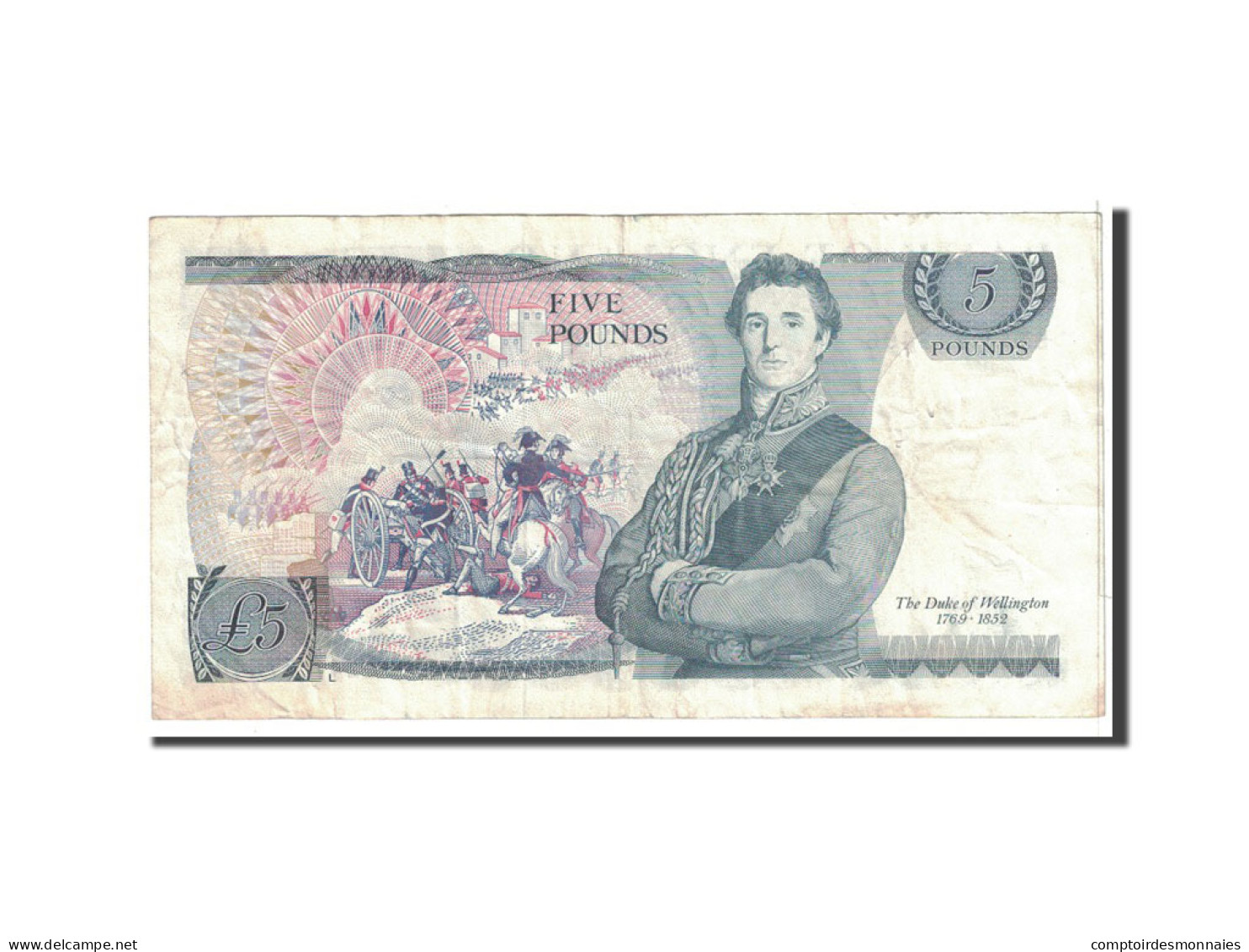 Billet, Grande-Bretagne, 5 Pounds, 1971, Undated, KM:378a, TTB - 5 Pounds