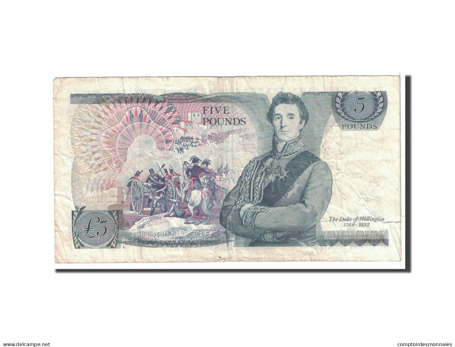 Billet, Grande-Bretagne, 5 Pounds, 1971, Undated, KM:378a, TB - 5 Pond