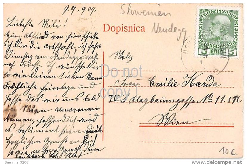 Neudegg Mirna Na Kranjskem 1909 - Slovenia
