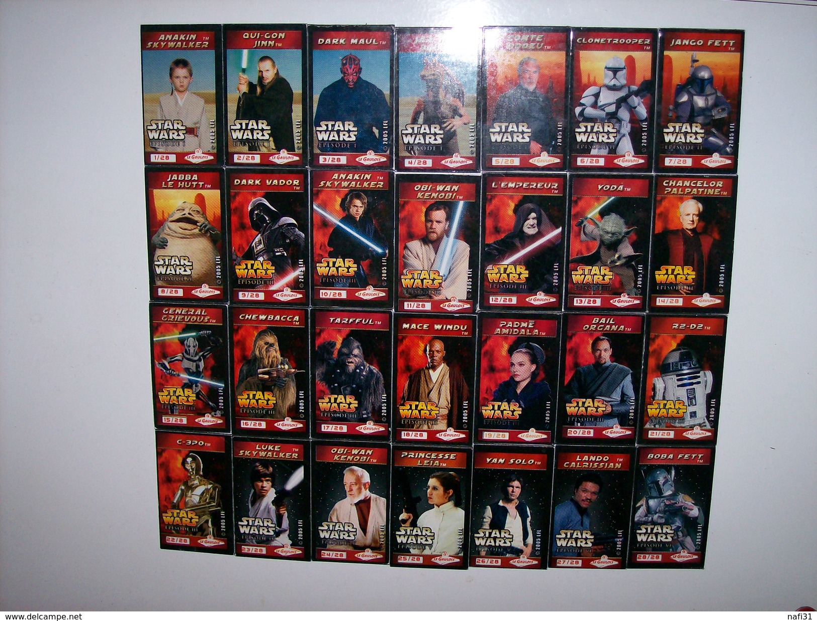 Magnets STAR WARS Le Gaulois Belle Et Complete Rare - Personaggi