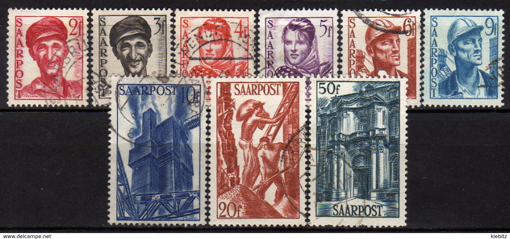 SAAR 1948 - MiNr: 239-251 Lot 9 X  Used - Gebraucht