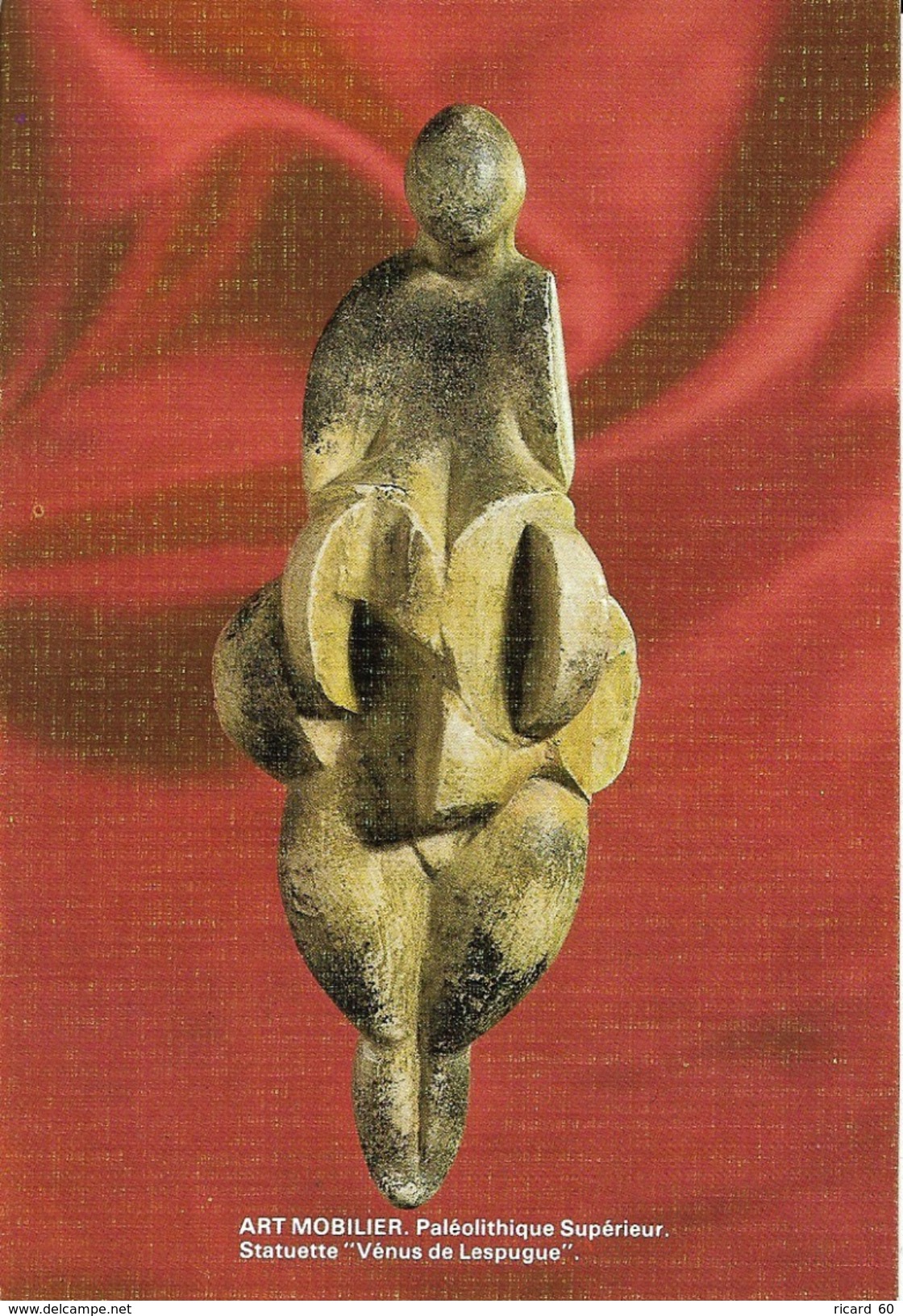 Cp Préhistoire, Les Eyzies De Tayac, Vénus De Lespugue En Ivoire, Statuette, Art Pariétal - Autres & Non Classés