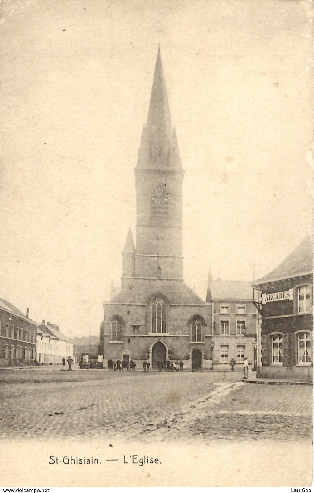 Saint-Ghislain. L'Eglise. - Saint-Ghislain