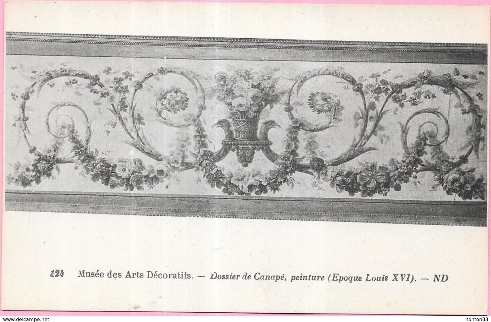 PARIS - 75 - Musée Des Arts Décoratifs - Dossier De Canapé Peinture Epoque Louis XVI  - ENCH1612 - - Museen