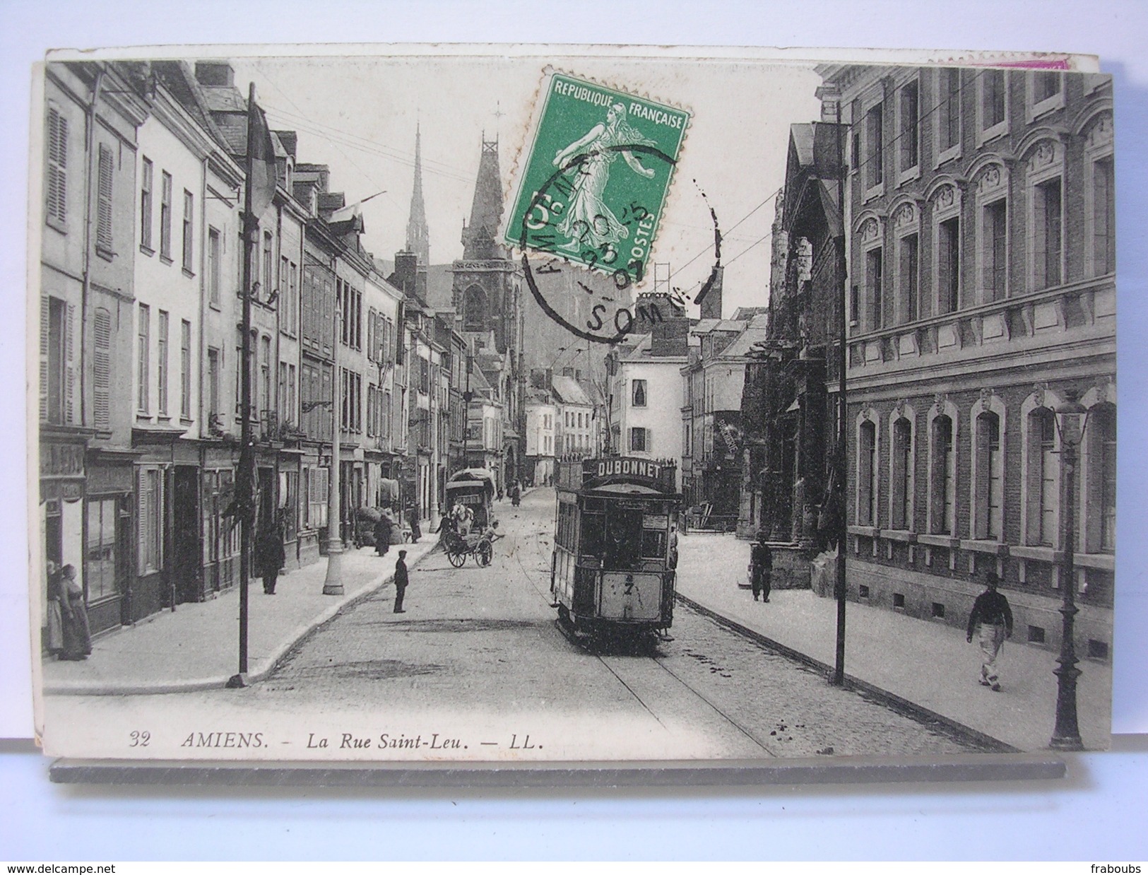 80 - AMIENS - LA RUE SAINT LEU - ANIMEE - TRAMWAY - 1907 - Amiens