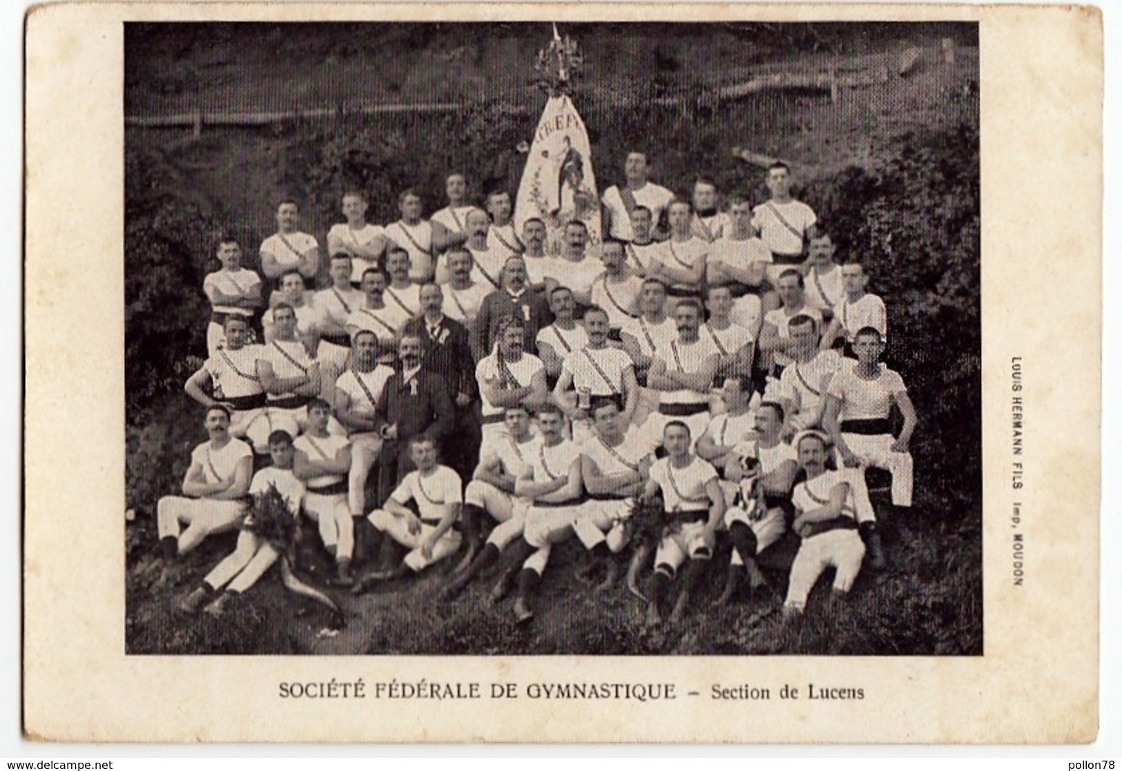 SOCIÉTÉ FÉDÉRALE DE GYMNASTIQUE - SECTION DE LUCENS - Broye-Vully - VAUD - Vedi Retro - Lucens