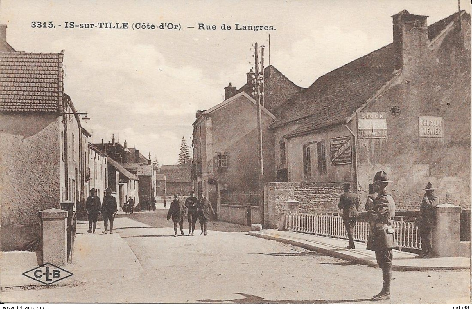 Is Sur Tille (Côte D'Or) - Rue De Langres - Is Sur Tille