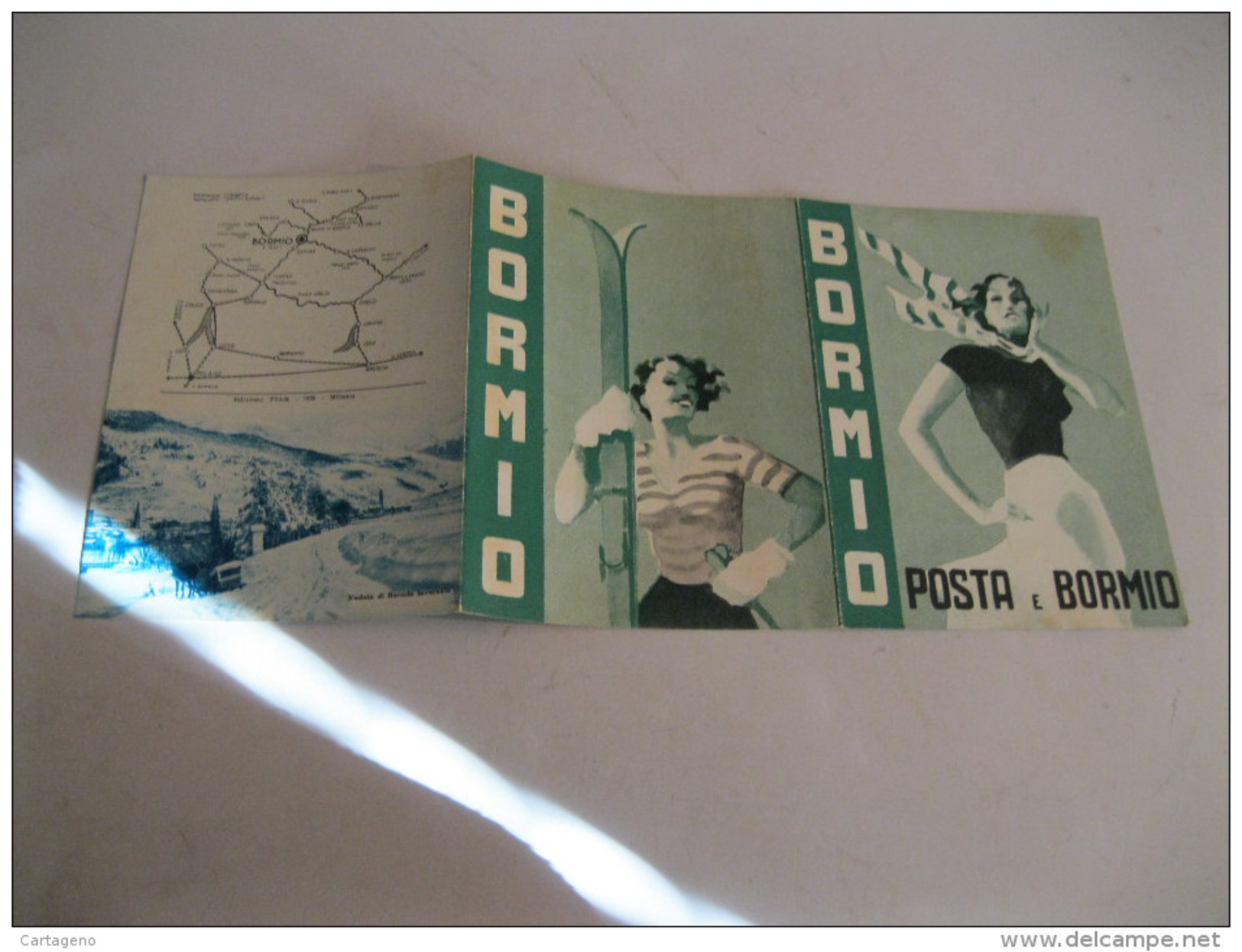 POSTE E BORMIO   Depliant Del 1935 - Dépliants Turistici