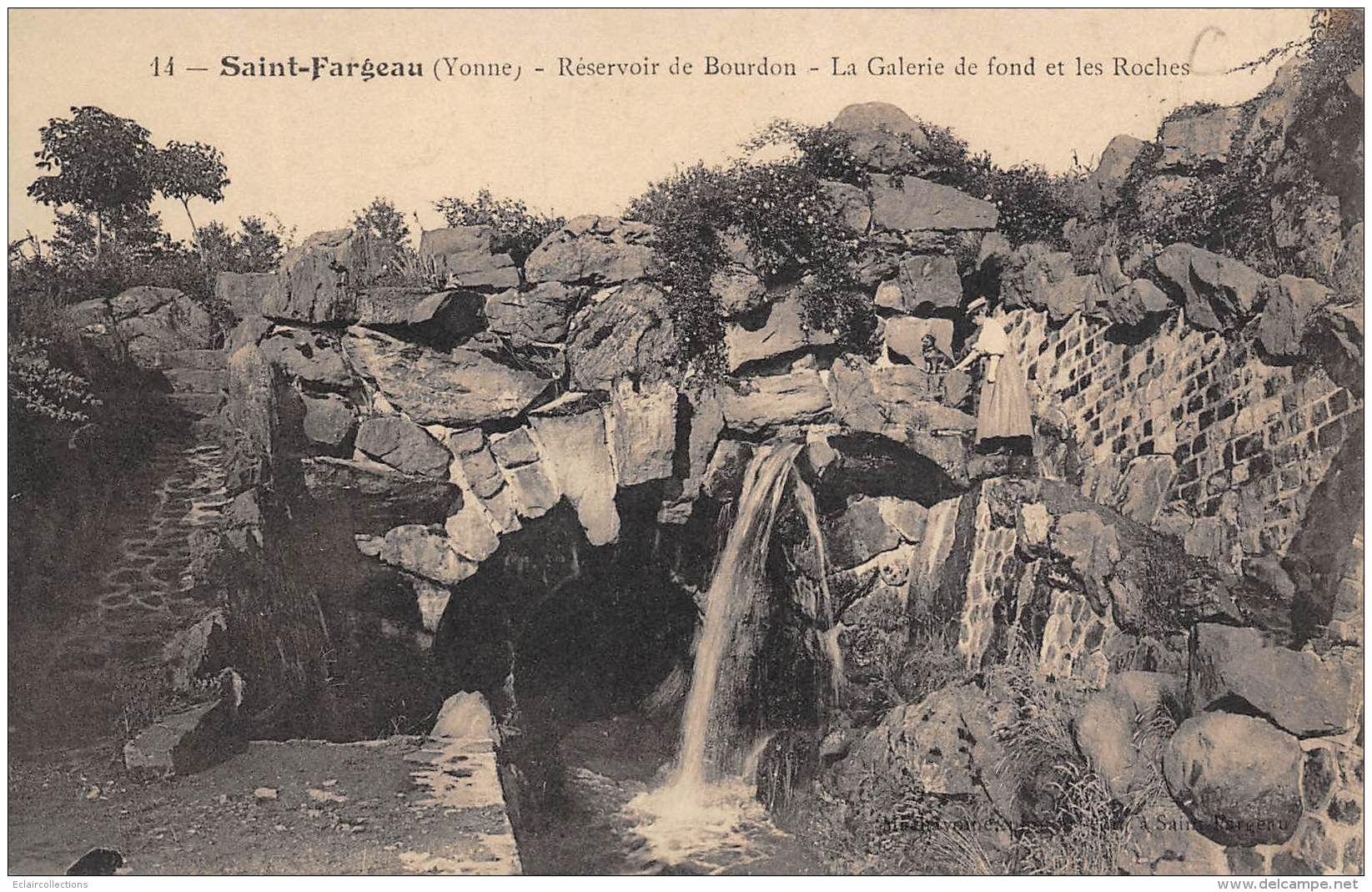 Saint Fargeau     89         Réservoir Du Bourdon. La Galerie    (voir Scan) - Saint Fargeau