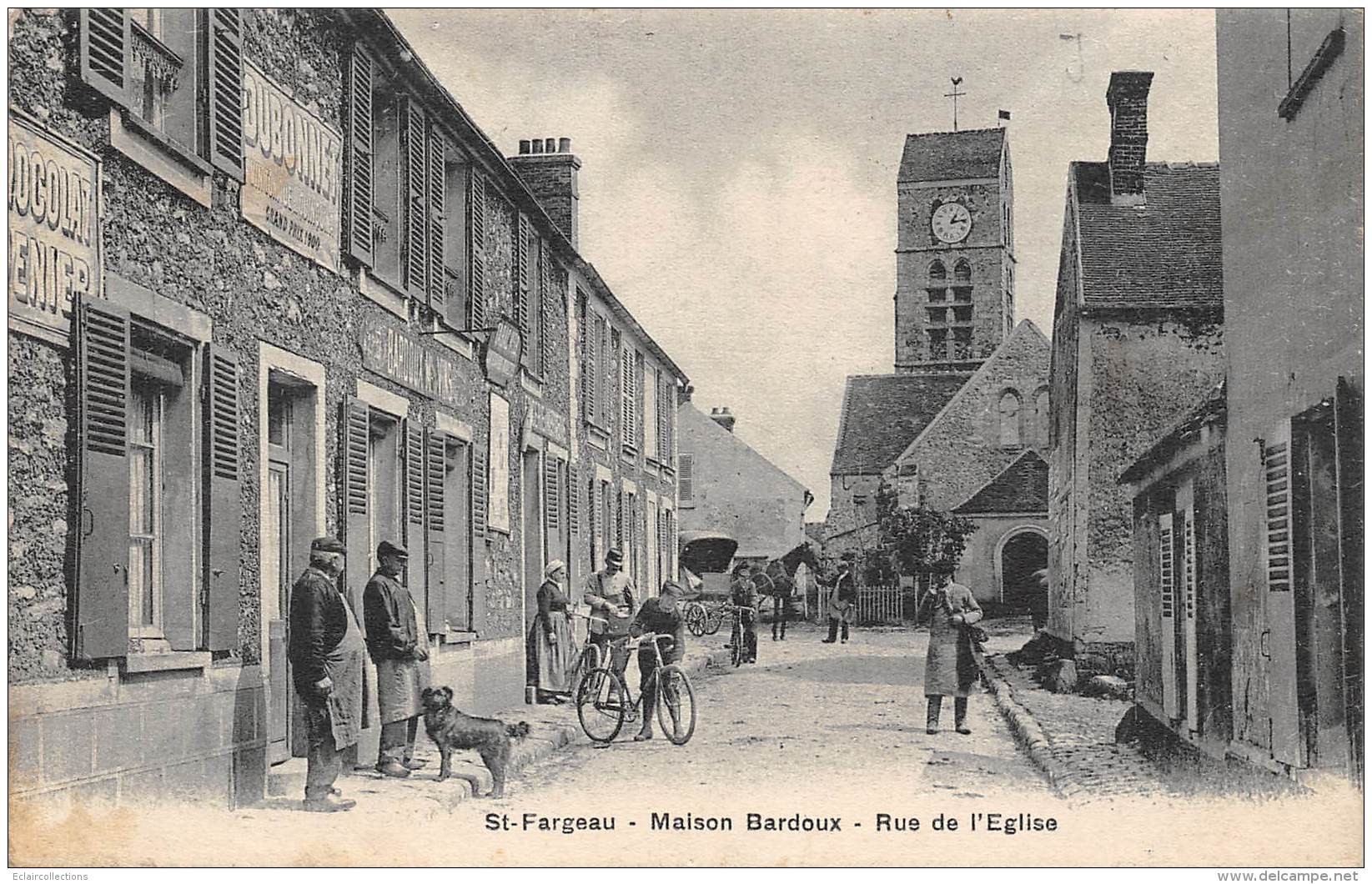 Saint Fargeau     77     Rue De L'Eglise.  Maison Bardoux          (voir Sacn) - Saint Fargeau Ponthierry