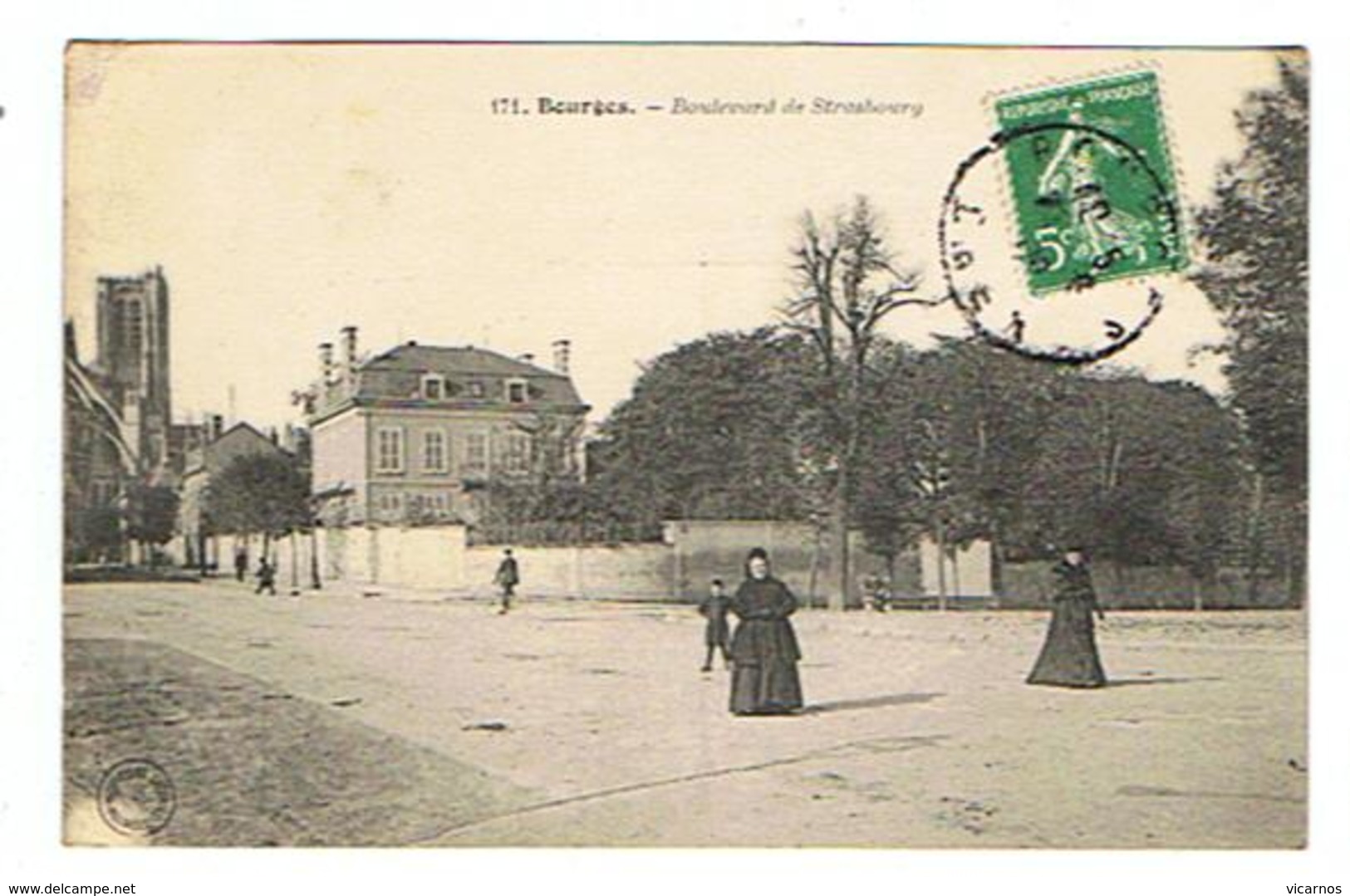 CPA 18 BOURGES Boulevard De Strasbourg - Bourges