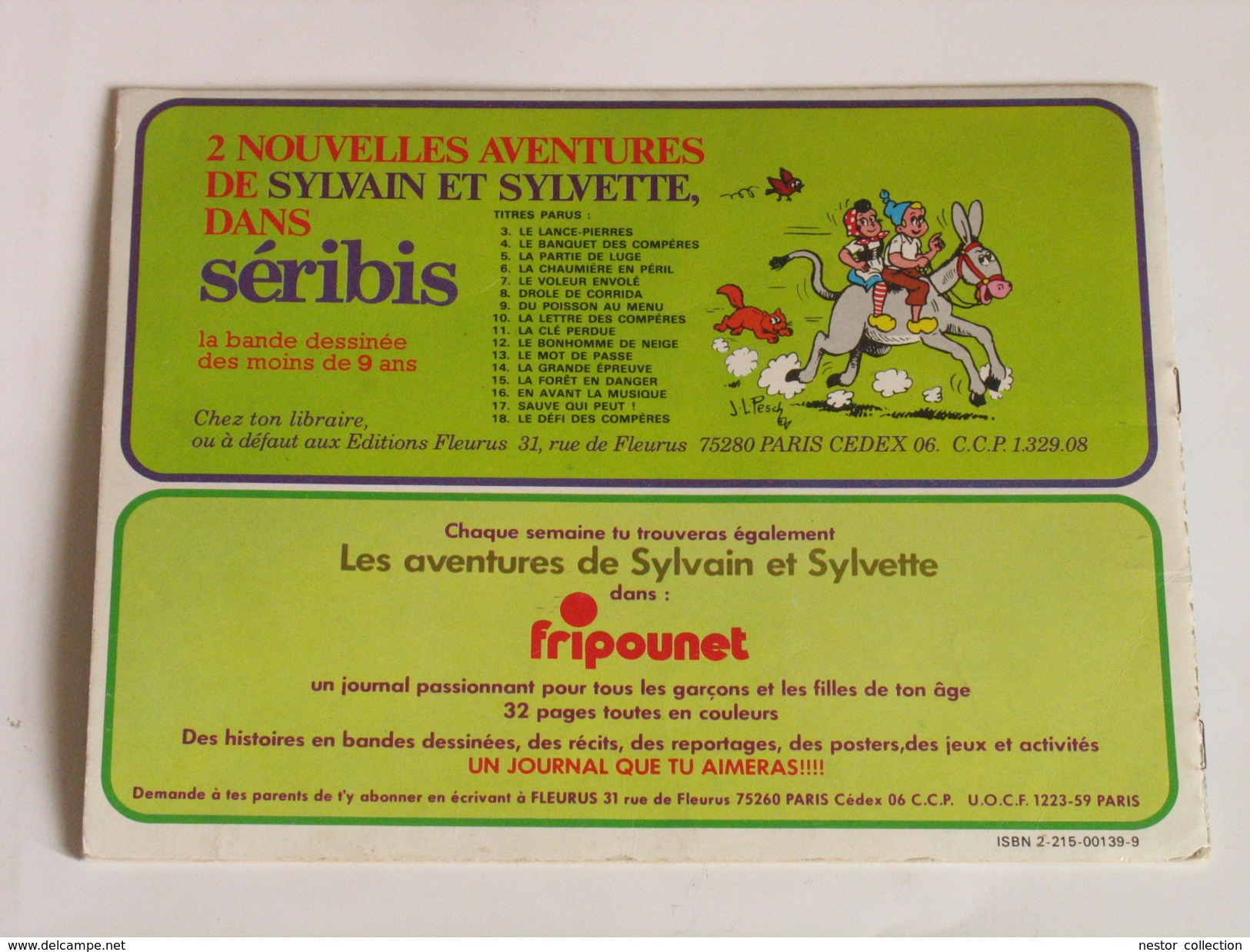 Sylvain Et Sylvette N° 86 © 1977 Fleurus Claude Dubois D&rsquo;après Cuvillier "la Pêche Est Bonne" - Sylvain Et Sylvette