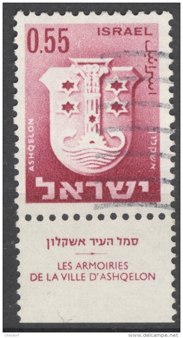 ISRAEL 1965-66: YT 283A / Sc 335 / Mi 335, O - FREE SHIPPING ABOVE 10 EURO - Gebraucht (mit Tabs)