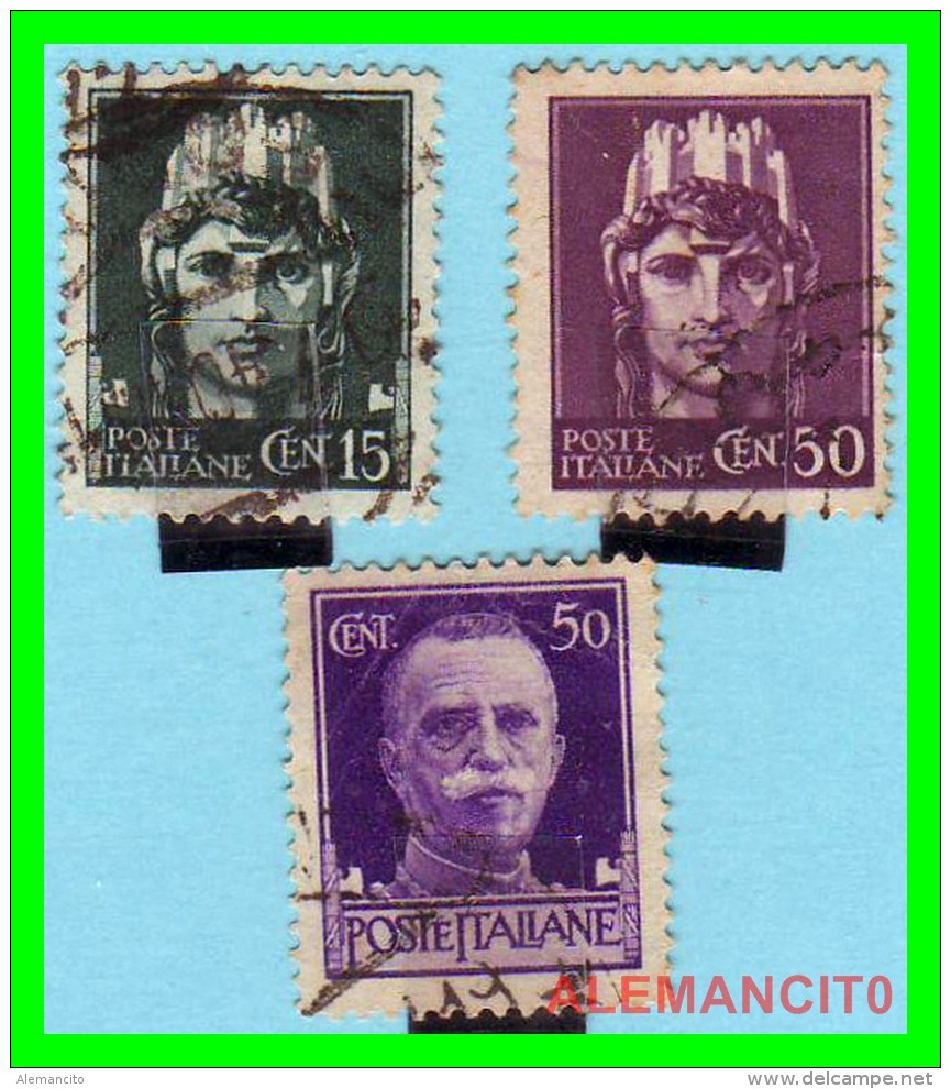 ITALIA   -  SELLOS  AÑO 1929 - Usados