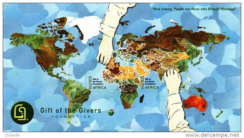 South Africa - 2013 Gift Of The Givers MS (**) - Neufs