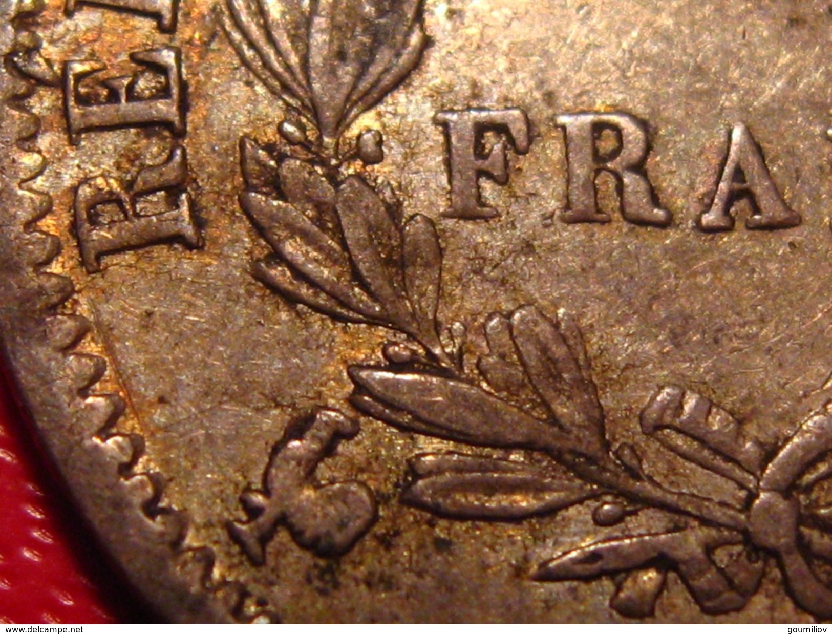 France - 1 Franc 1808 A Paris Napoléon Ier - Superbe Patine Dorée 0193 - 1 Franc