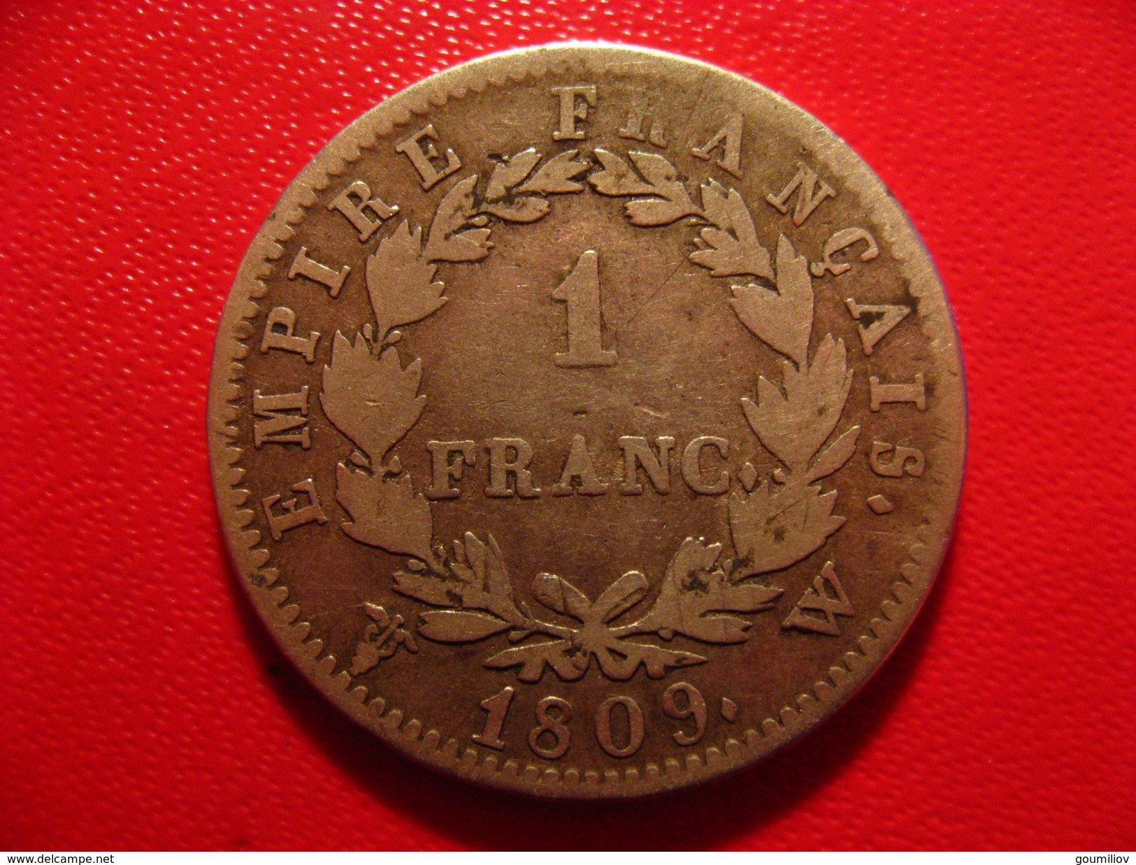 France - 1 Franc 1809 W Lille Napoléon Ier 0270 - 1 Franc