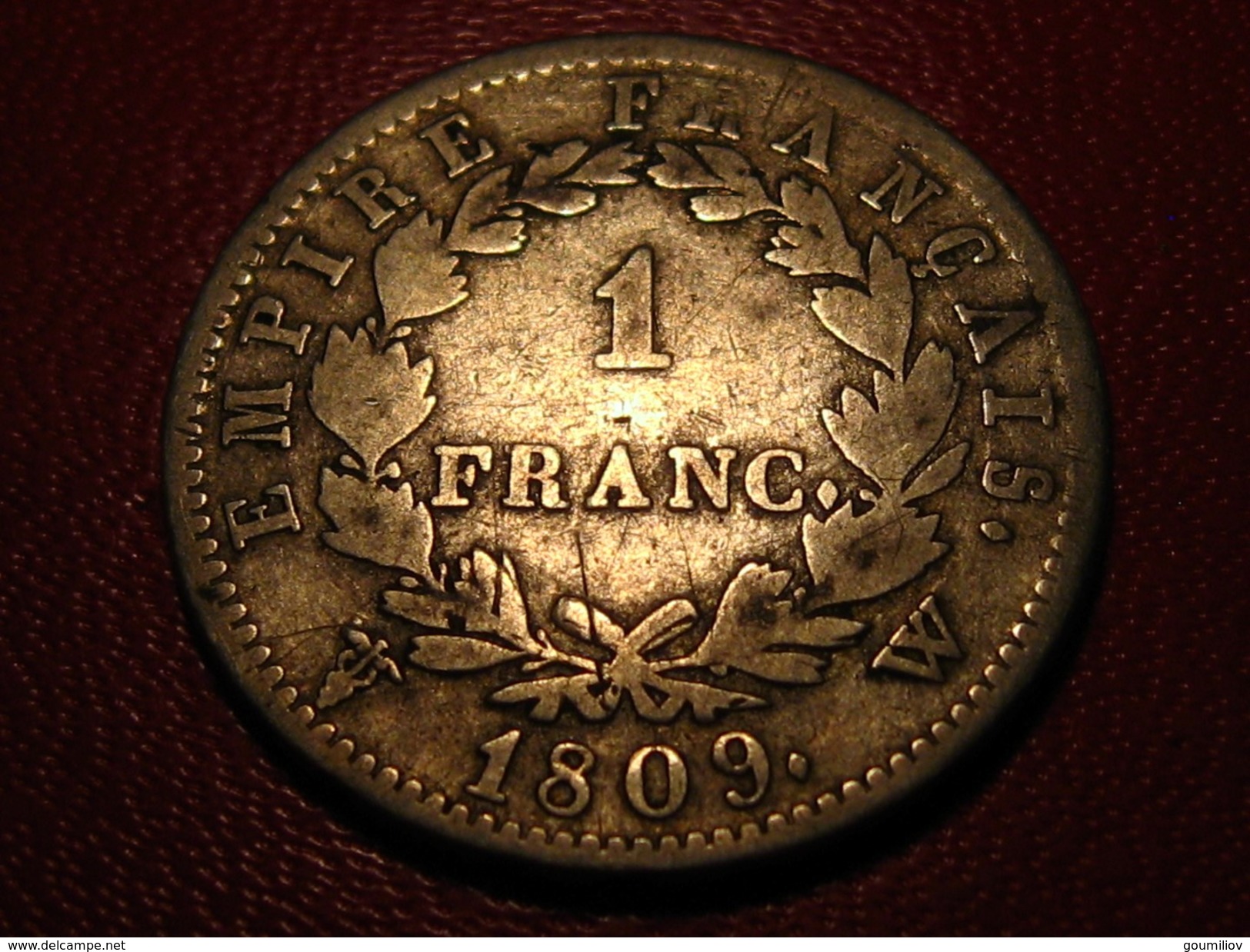 France - 1 Franc 1809 W Lille Napoléon Ier 0270 - 1 Franc