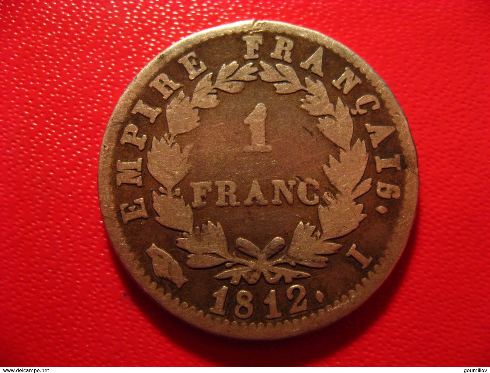 France - 1 Franc 1812 I Limoges Napoléon Ier - Tranche Fautive, PROPROTEGE 0248 - 1 Franc