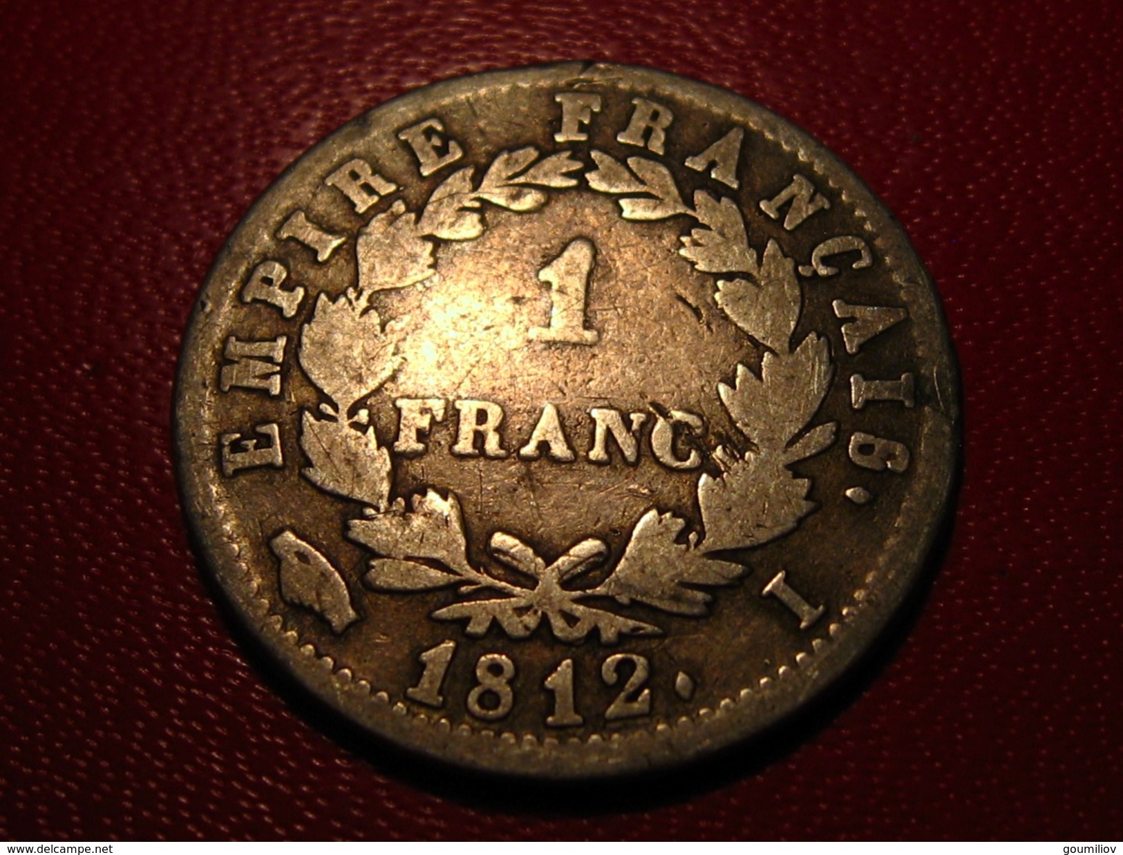 France - 1 Franc 1812 I Limoges Napoléon Ier - Tranche Fautive, PROPROTEGE 0248 - 1 Franc