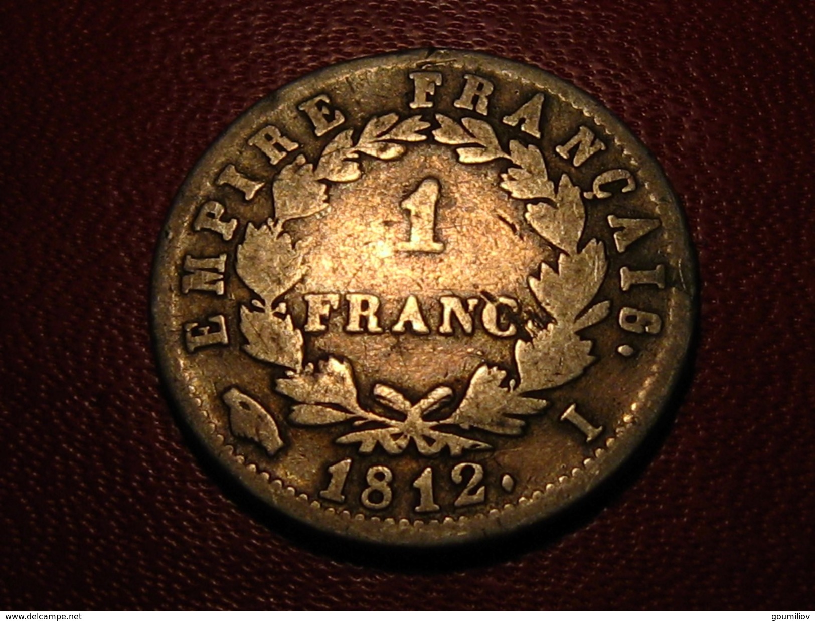 France - 1 Franc 1812 I Limoges Napoléon Ier - Tranche Fautive, PROPROTEGE 0248 - 1 Franc