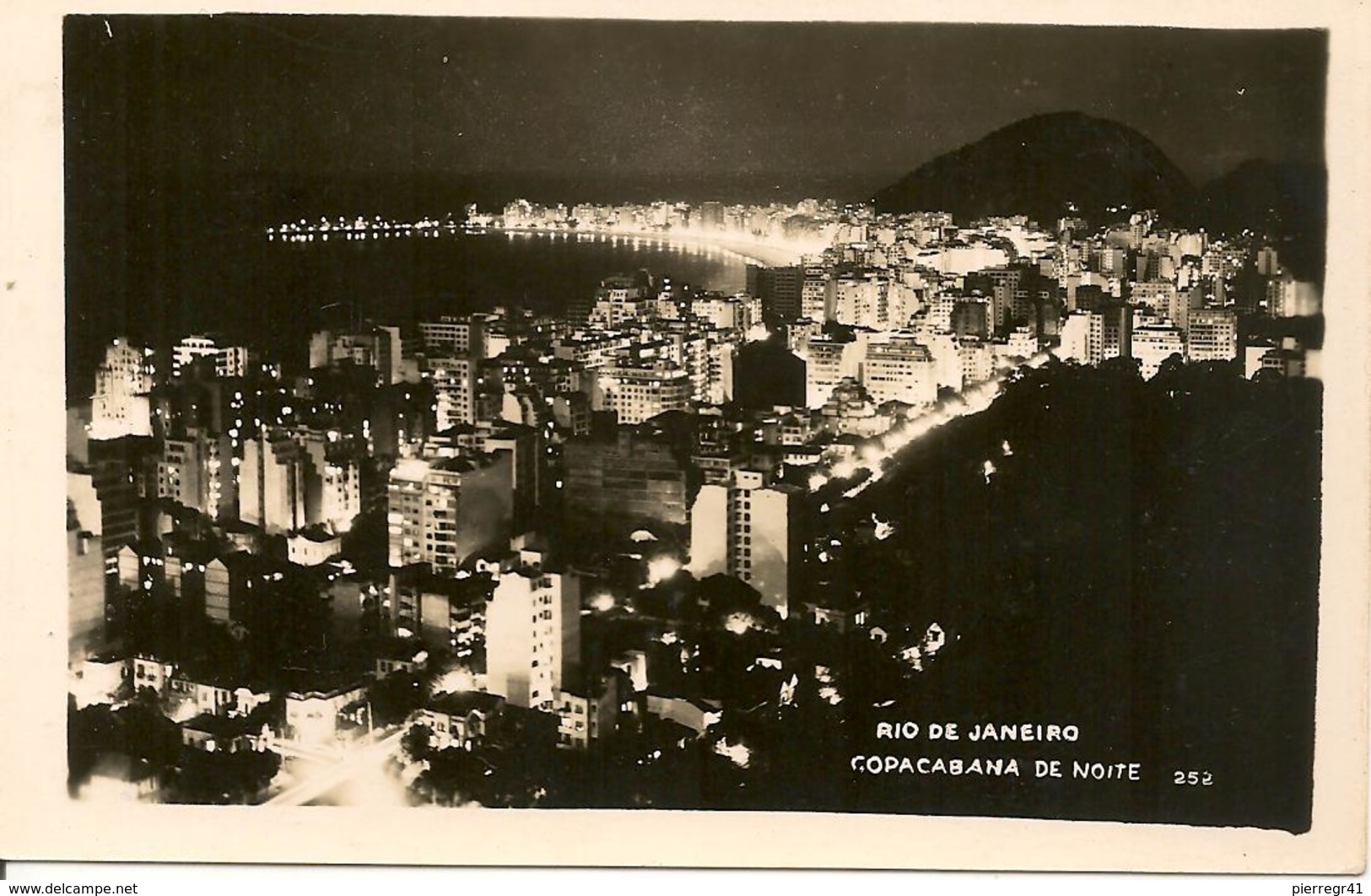 CPA-1935-BRESIL-RIO-COPACABANA De NUIT-TBE - Copacabana