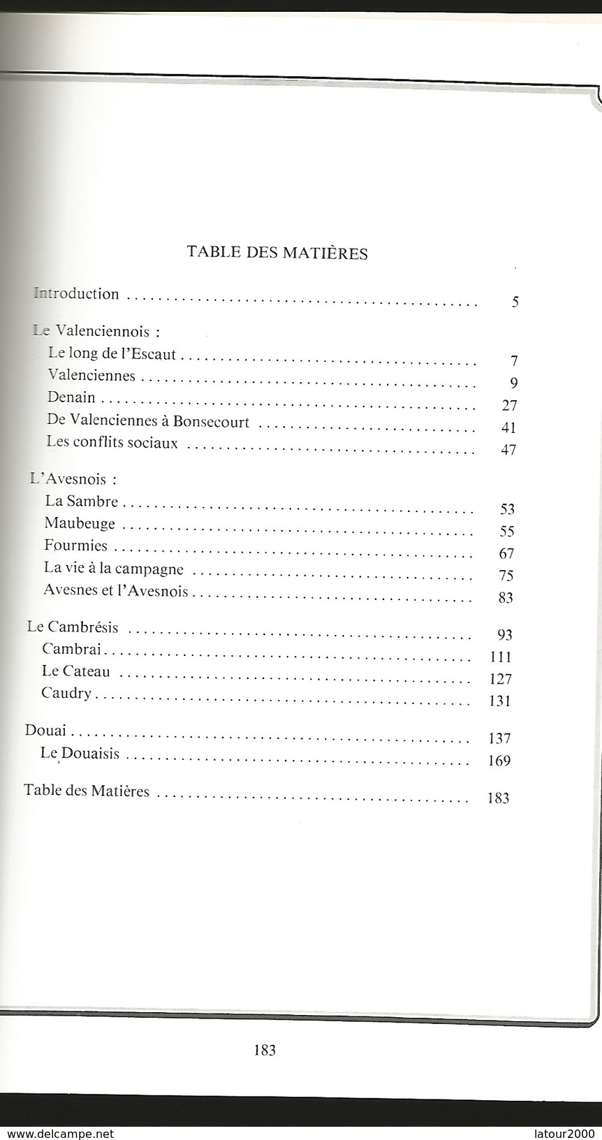 VALENCIENNOIS AVESNOIS CAMBRESIS DOUAISIS VOIR SCANS TABLE MATIERES LE NORD AUTREFOIS LIVRE VALENCIENNES HERGNIES ST AMA - Isbergues