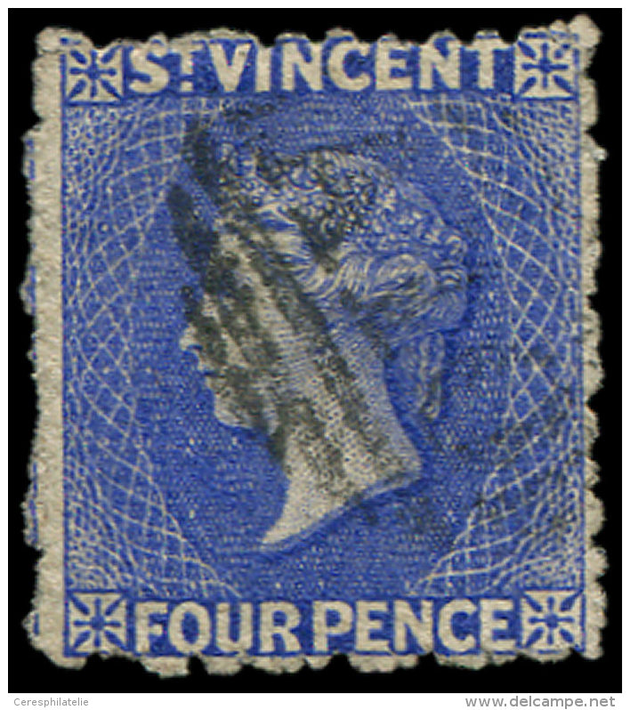 SAINT-VINCENT 14a : 5p. Bleu-violet Fonc&eacute;, Obl., TB. C - Other & Unclassified