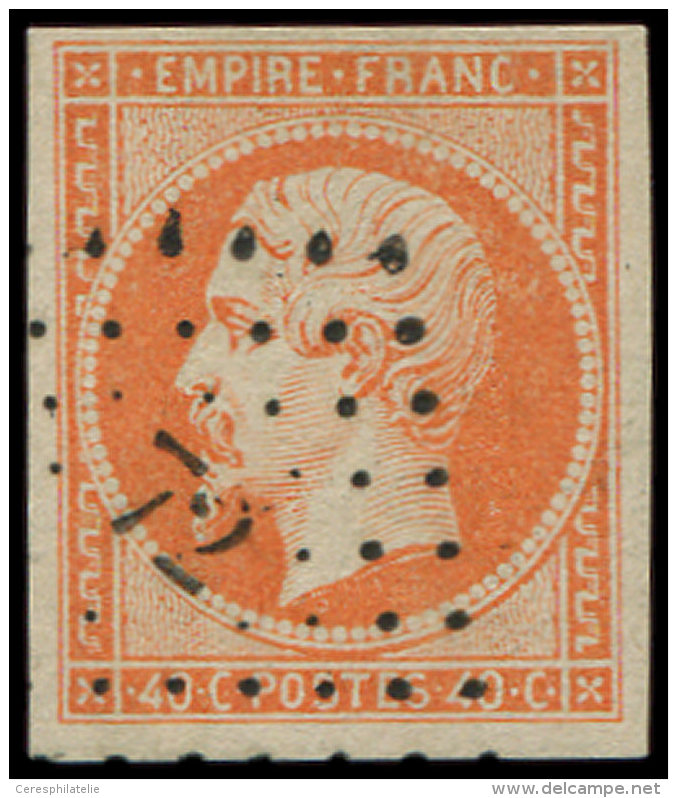 16   40c. Orange, Obl. PC 72, Frappe Superbe, TB - Altri & Non Classificati