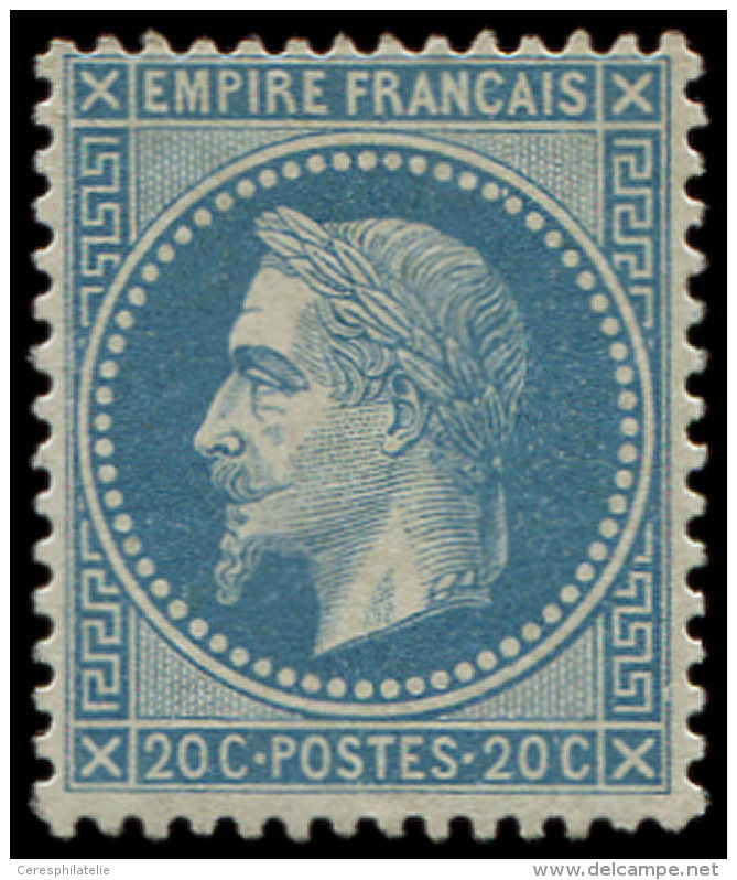 29B  20c. Bleu, T II, L&eacute;g&egrave;re Froissure De Gomme, Sinon TB - Other & Unclassified