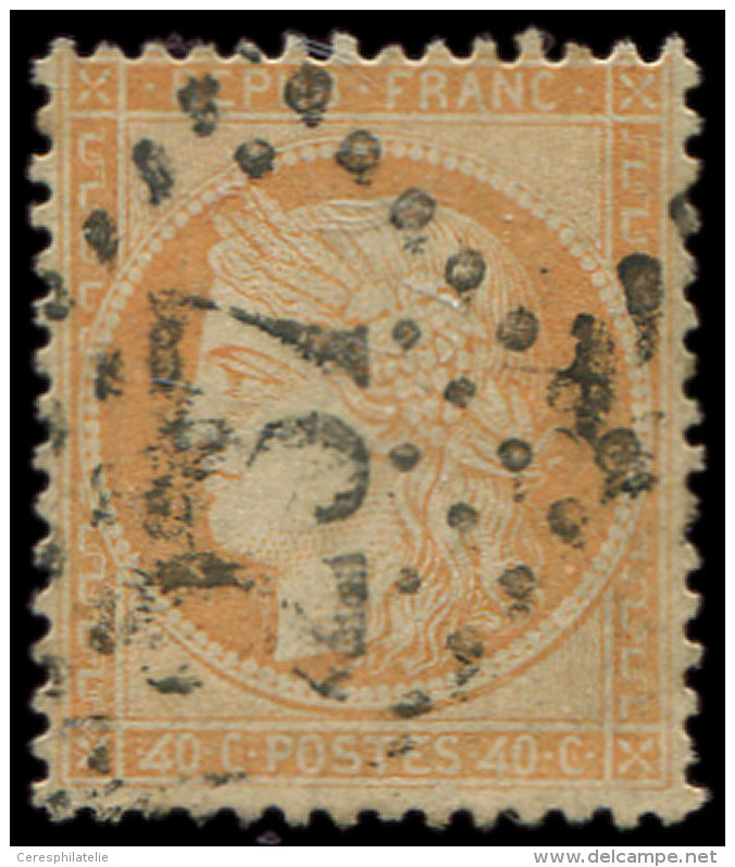 38d  40c. Orange, 4 RETOUCHES, Obl. GC 237, TB - Altri & Non Classificati