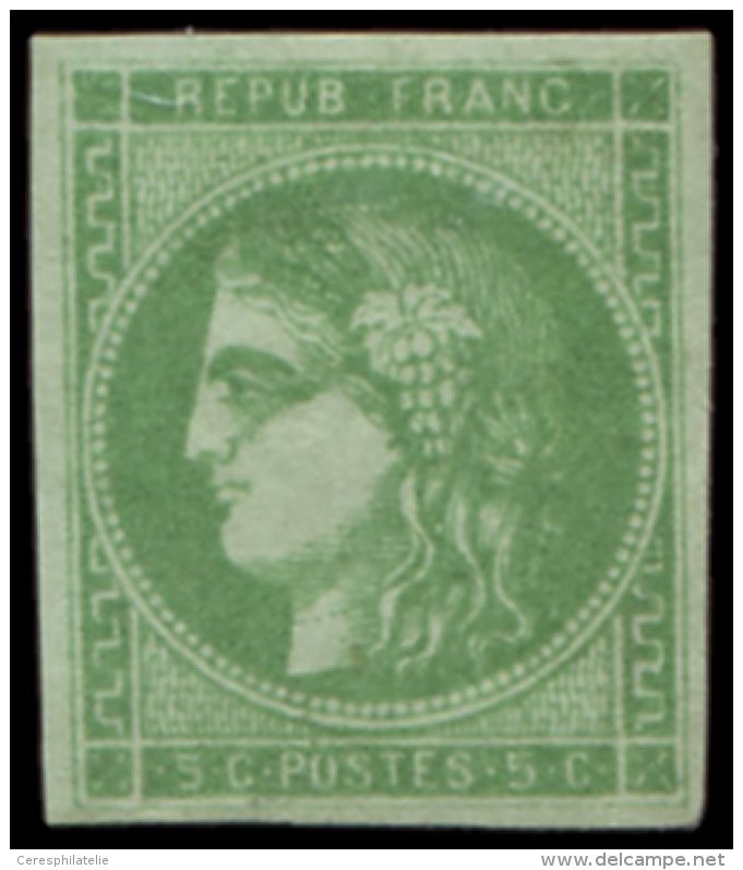 42B   5c. Vert Jaune, R II, TB - Other & Unclassified