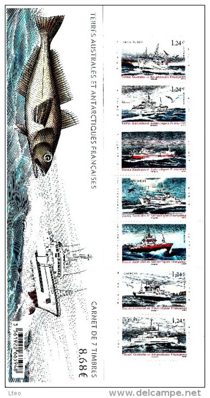 TAAF 2015 Carnet Flotille De Peche - Booklets