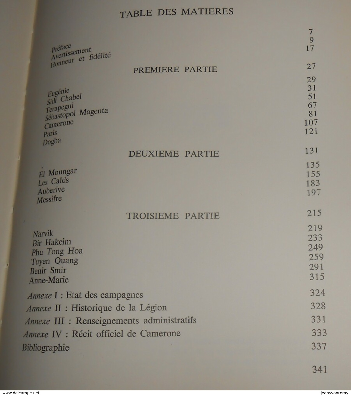 La Légion. Erwan Bergot. 1973. - Histoire