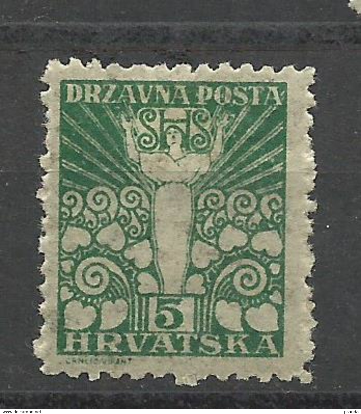 Yugoslavia Croatia 1919 S.H.S.MLH* - Neufs