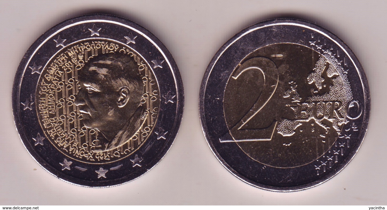 @Y@  Griekenland   2 Euro    2016    Commemoratieve Dimitri Mitropoulos - Grèce