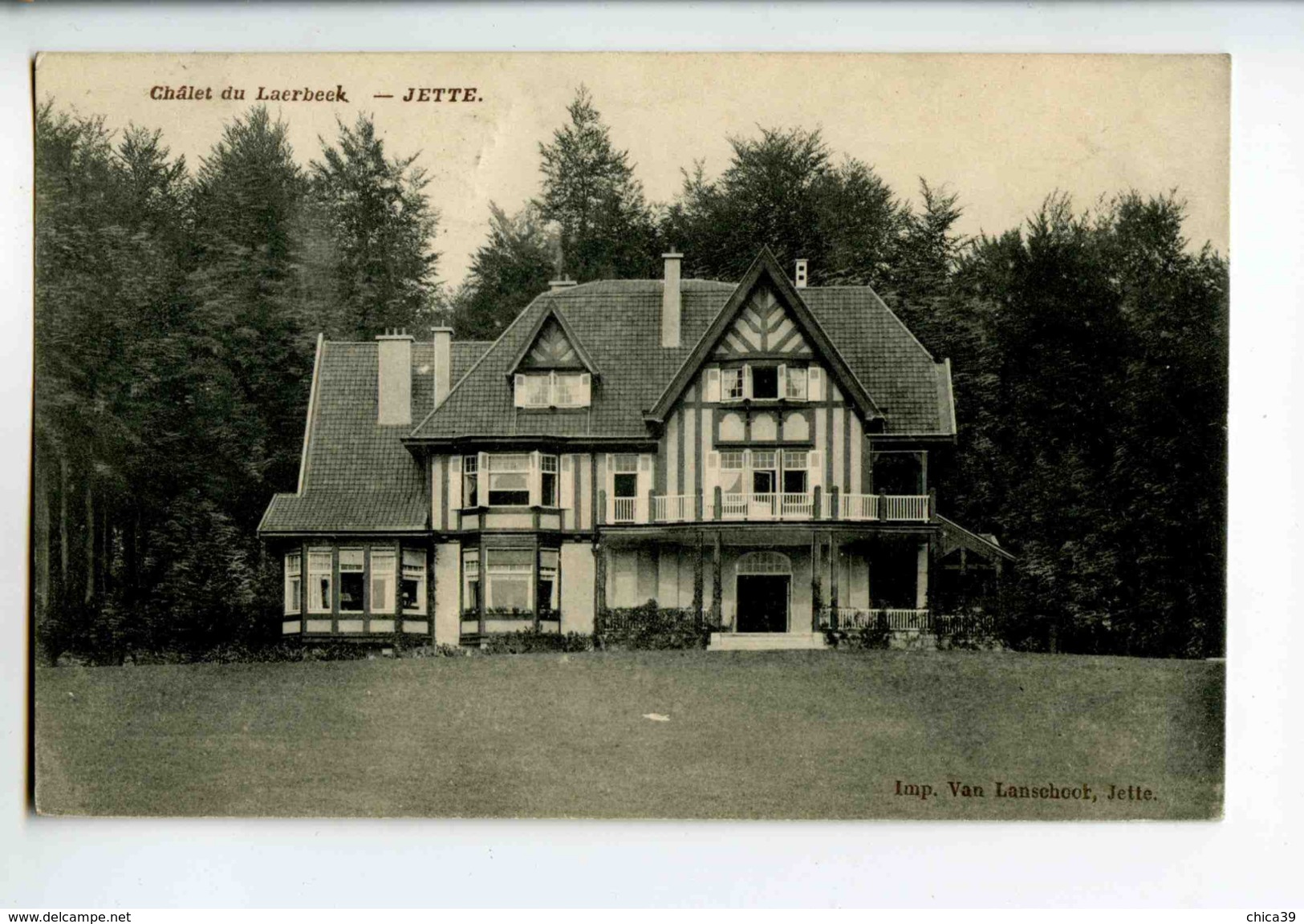 C 19145   -   Bruxelles-Jette  -  Châlet Du Laerbeek En 1912 - Jette