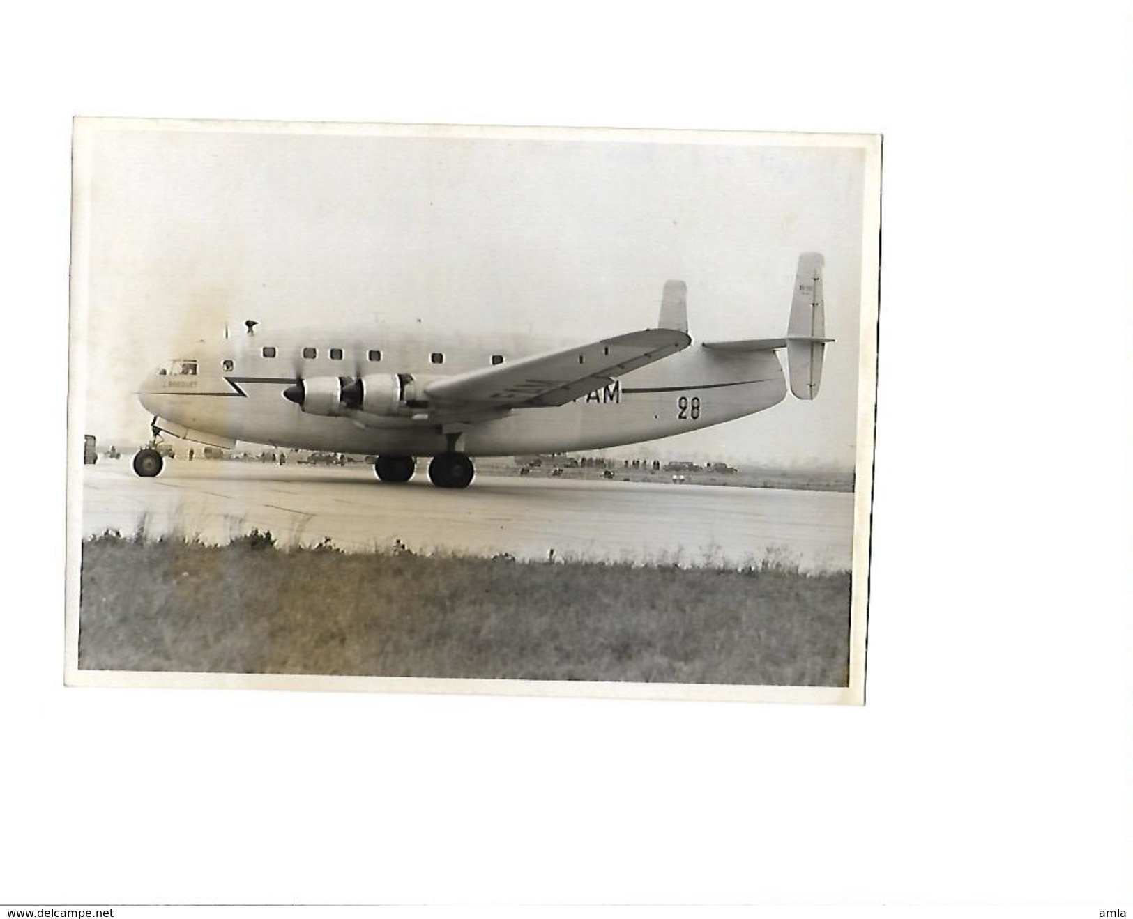 PHOTO  ANCIENNE BREGUET B761 DEUX PONTS - Other & Unclassified