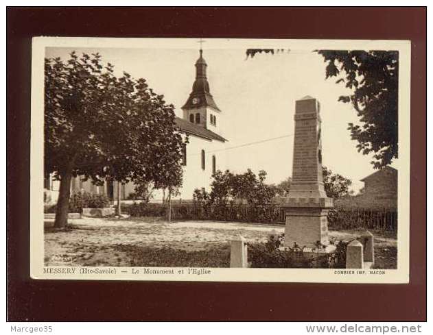 74 Messery Le Monument &amp; L'église édit. Combier - Messery