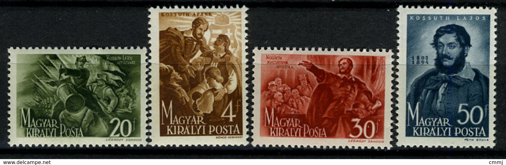 1944 - UNGHERIA - Mi. Nr. 745/748 - NH - (CW2427.8) - Unused Stamps