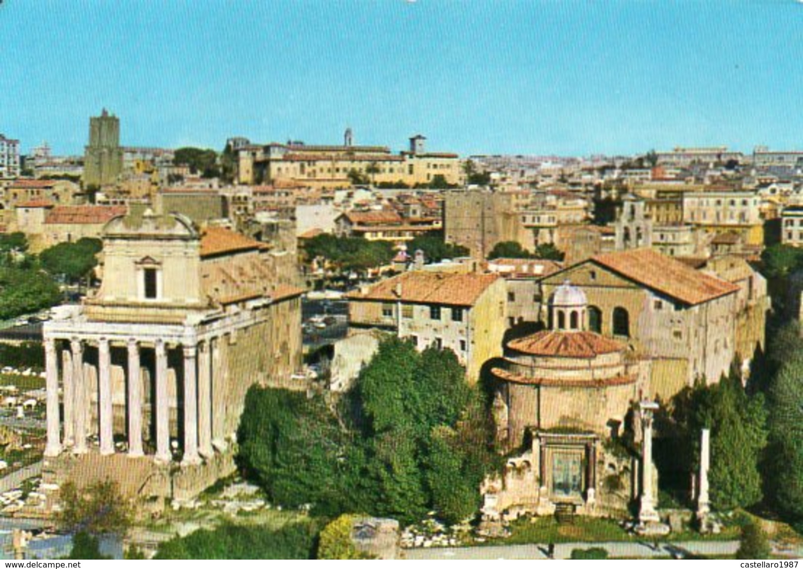 ROMA - Foro Romano - Tempio Di Antonino E Faustina E Tempio Del Divo Romolo - Otros Monumentos Y Edificios