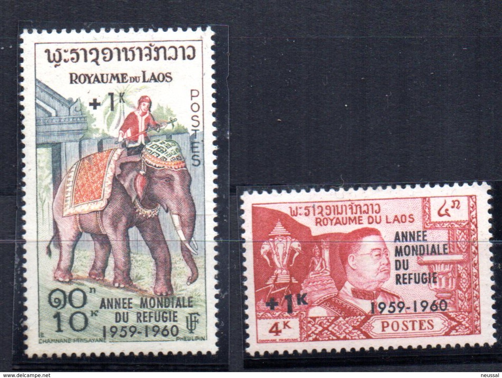 Serie Nº 69/70 Laos - Elefantes